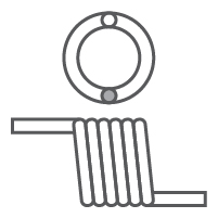 axial torsion spring leg 3